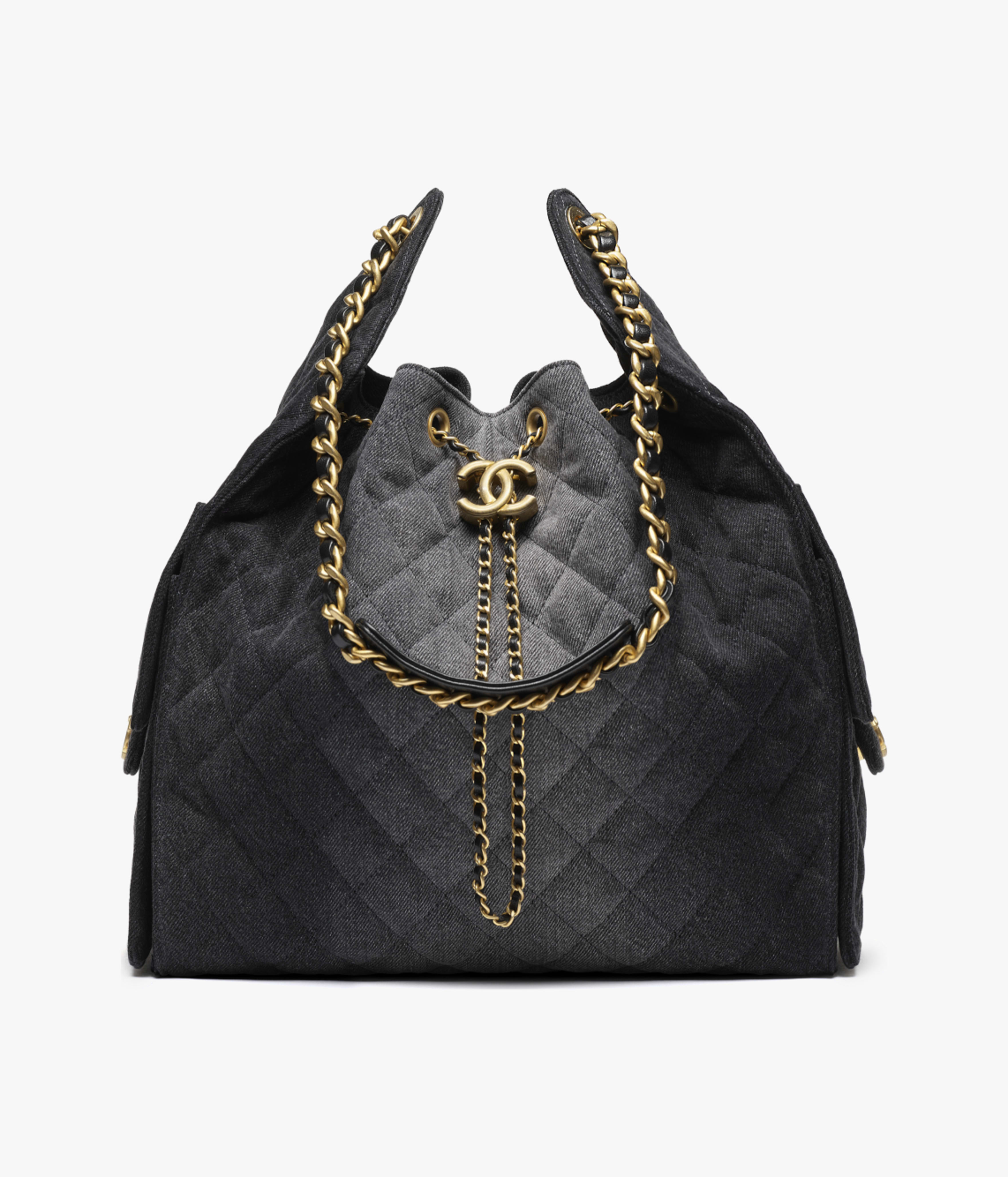 CHANEL 25 Medium Handbag - Hobo-tasker - Sort